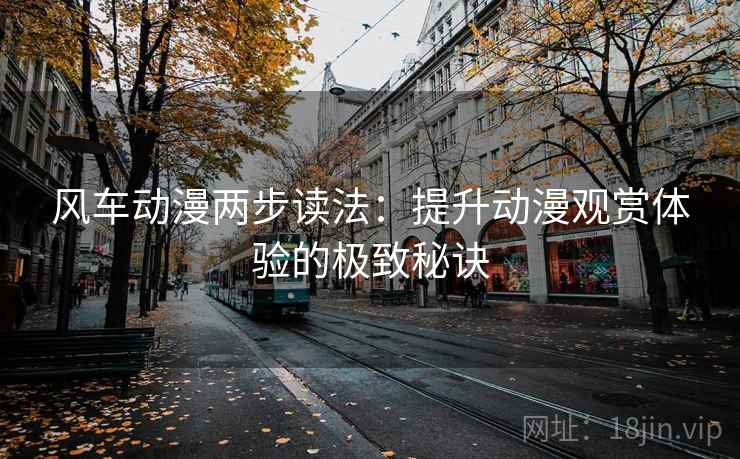 风车动漫两步读法：提升动漫观赏体验的极致秘诀